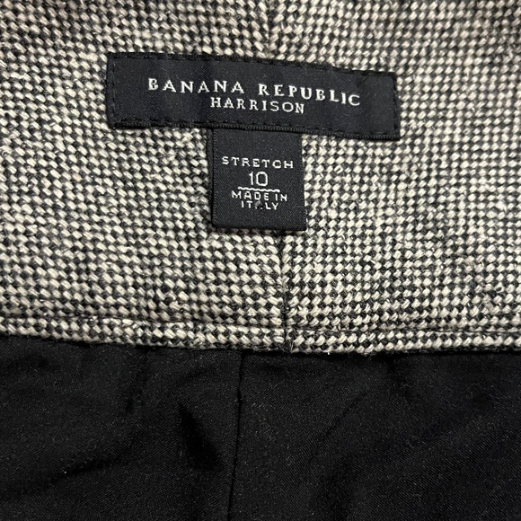 Banana Republic Harrison Italian Wool Silk Blend Wide Leg Pants - Picture 3 of 16